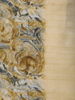 Soft Golden Beige Floral Woven Design Blended Cotton Saree