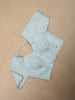 Soft Ice Blue Sequin and Beads Embroidered Design Organza Designer Saree with Designer Border