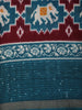 Soft Ivory Abstract Printed Design Chiffon Casual Saree with Sequins Border