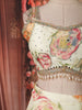Soft Ivory Bold Floral Motif Printed Design Chiffon Lehenga with Matching Dupatta