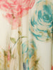 Soft Ivory Bold Floral Motif Printed Design Chiffon Lehenga with Matching Dupatta