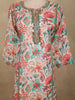 Soft Ivory Cream Floral Printed Design Cotton Palazzo Suit with Dupatta