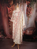 Soft Ivory Cream Floral Printed Design Cotton Salwar Suit with Dupatta