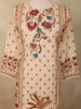 Soft Ivory Cream Floral Printed Design Cotton Straight Cut Salwar Suit with Dupatta