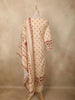 Soft Ivory Cream Floral Printed Design Cotton Straight Cut Salwar Suit with Dupatta