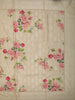 Soft Ivory Cream Floral Printed Design Pure Tussar Party Wear Saree with Thread Work Border