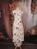 Soft Ivory Cream Lotus Floral Printed Design Cotton Straight Cut Salwar Suit