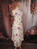 Soft Ivory Cream Lotus Floral Printed Design Cotton Straight Cut Salwar Suit