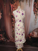 Soft Ivory Cream Lotus Floral Printed Design Cotton Straight Cut Salwar Suit