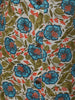 Soft Ivory Floral Printed Design Cotton Straight Cut Salwar Suit