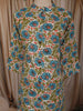 Soft Ivory Floral Printed Design Cotton Straight Cut Salwar Suit
