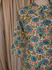 Soft Ivory Floral Printed Design Cotton Straight Cut Salwar Suit