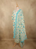Soft Ivory Floral Printed Design Cotton Straight Cut Salwar Suit with Dupatta