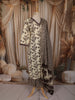 Soft Ivory Floral Printed Design Cotton Straight Cut Salwar Suit with Dupatta