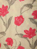 Soft Ivory Floral Printed Design Cotton Straight Cut Salwar Suit with Dupatta