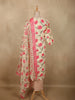 Soft Ivory Floral Printed Design Cotton Straight Cut Salwar Suit with Dupatta