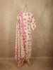Soft Ivory Floral Printed Design Cotton Straight Cut Salwar Suit with Dupatta