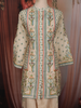Soft Ivory Floral Sequins Embroidered Design Cotton Co-Ord Set