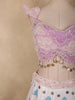 Soft Ivory Floral Sequins and Beads Embroidered Design Sequins Bridesmaid Lehenga with Dupatta