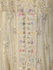 Soft Ivory Floral Sequins and Beads Embroidered Design Tissue Mastani Lehenga with Dupatta