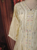 Soft Ivory Floral Sequins and Beads Embroidered Design Tissue Mastani Lehenga with Dupatta