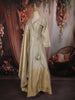 Soft Ivory Floral Sequins and Kartana Embroidered Design Tissue Silk Anarkali Gown with Dupatta