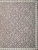 Soft Ivory Floral Vine Sequins Embroidered Design Net Party Wear Saree with Designer Border
