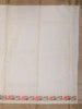 Soft Ivory Floral Vine Thread Embroidered Design Pure Tussar Saree with Floral Thread Work Border
