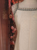Soft Ivory Floral Zari Embroidered Design Organza Anarkali Salwar Suit with Contrast Dupatta