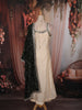 Soft Ivory Floral Zari Embroidered Design Organza Anarkali Salwar Suit with Contrast Dupatta