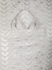 Soft Ivory Geometric Woven Design Jacquard Sherwani Suit with Dupatta