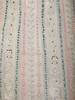 Soft Ivory Mirror and Beads Embroidered Design Net Gown with Dupatta