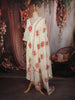 Soft Ivory White Floral Printed Design Cotton Straight Cut Salwar Suit wit Matching Dupatta