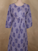 Soft Lavender Floral Printed Design Cotton Salwar Suit