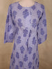 Soft Lavender Floral Printed Design Cotton Salwar Suit