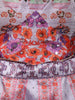 Soft Lavender Floral Printed and Stone Embellished Design Tussar Silk Fancy Lehenga with Matching Dupatta