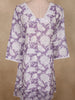 Soft Lavender Lilac Floral Printed Design Cotton Co-ord Set