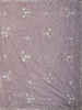 Soft Lavender Pink Floral Vine Sequins and Beads Embroidered Design Organza Party Wear Saree with Scalloped Border