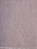 Soft Lavender Pink Floral Vine Sequins and Beads Embroidered Design Organza Party Wear Saree with Scalloped Border