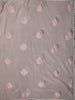 Soft Lavender Pink Leaf Butta Glitter Embellished Design Chiffon Fancy Saree with Lace Border