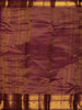 Soft Lavender Purple Floral Butta Zari Woven Design Pure Kanchipuram Silk Saree with Contrast Zari Border
