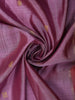 Soft Lilac Lavender Peacock Butta Zari Woven Design Pure Kanchipuram Silk Saree with Contrast  Zari Border