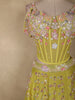 Soft Lime Yellow Heavy Sequins and Beads Embroidered Design Net Lehenga With Dupatta