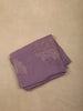 Soft Mauve Purple Floral Thread Embroidered Design Cotton Unstitched Salwar Material