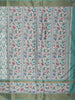 Soft Mint Green Abstract Printed Design Semi Tussar Saree