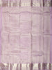 Soft Pastel Lavender Paisley Butta Zari Woven Design Pure Kanchipuram Silk Saree with Silver Zari Border