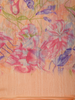 Soft Pastel Peach Floral Printed Design Mixed Cotton Saree