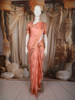 Soft Peach Butta Zari Woven Design Pure Kanchipuram Silk Saree with Zari Border