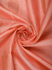 Soft Peach Butta Zari Woven Design Pure Kanchipuram Silk Saree with Zari Border