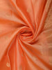 Soft Peach Floral Butta Zari Woven Design Pure Kanchipuram Silk Saree with Zari Border
